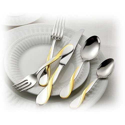 Oneida Golden Aquarius 20 Piece Fine Flatware Set, Service for 4 | Extra 30% Off Code FF30 | Finest Flatware